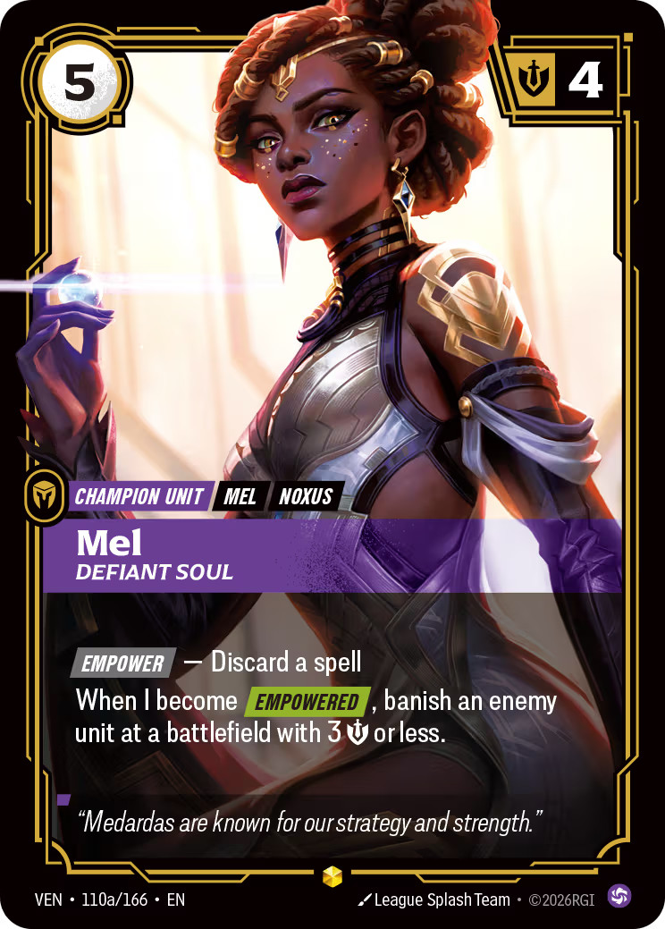 Mel, Defiant Soul [VEN-110a/166] [Vendetta]