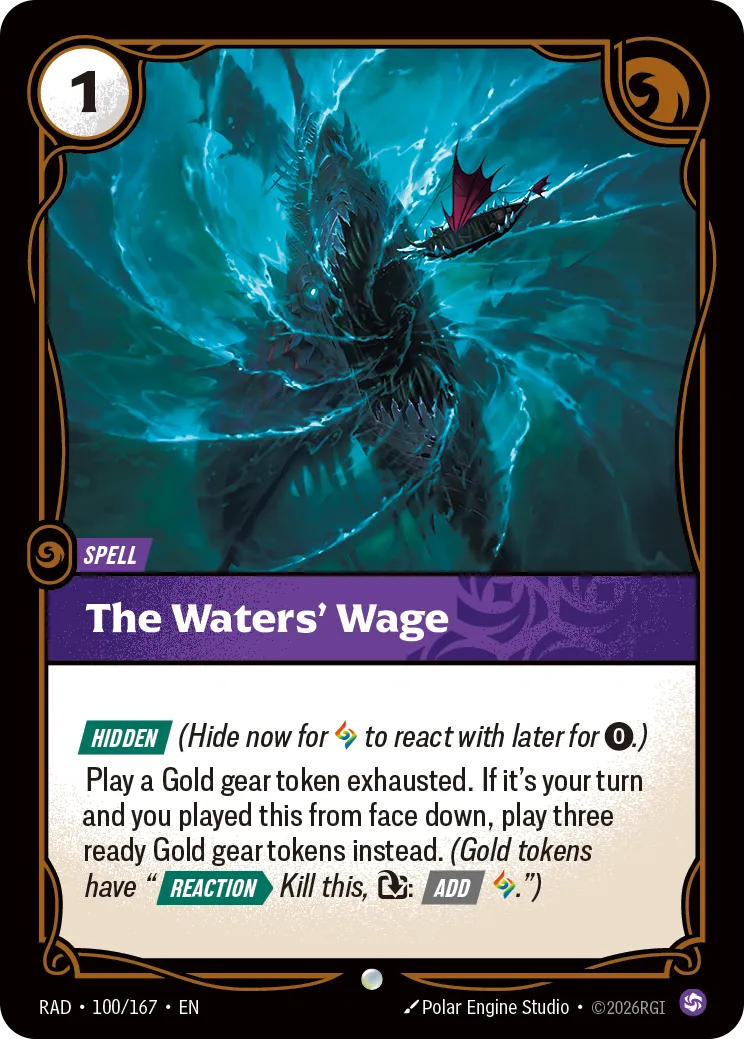 The Waters' Wage [RAD-100/167] [Radiance]