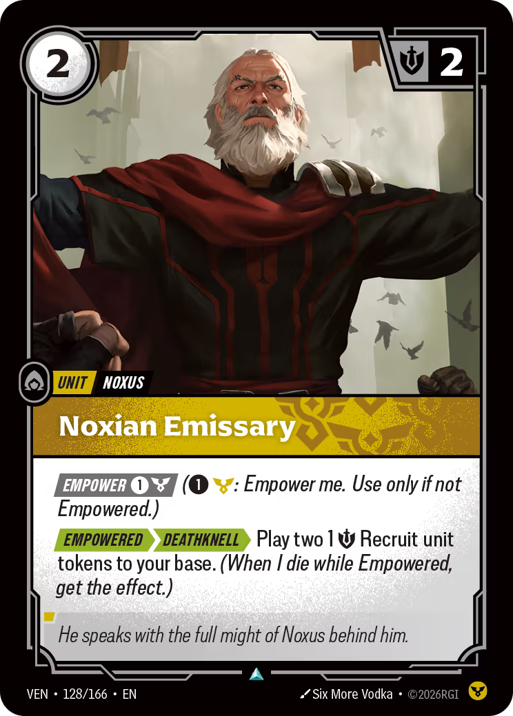 Noxian Emissary [VEN-128/166] [Vendetta] [Foil]