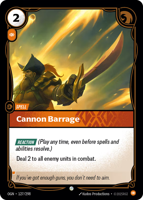 Cannon Barrage [OGN-127/298] [Origins]