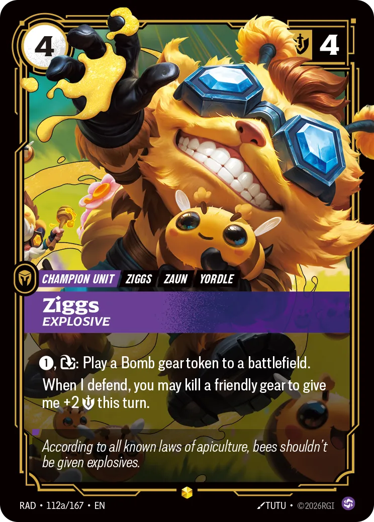Ziggs, Explosive [RAD-112a/167] [Radiance]