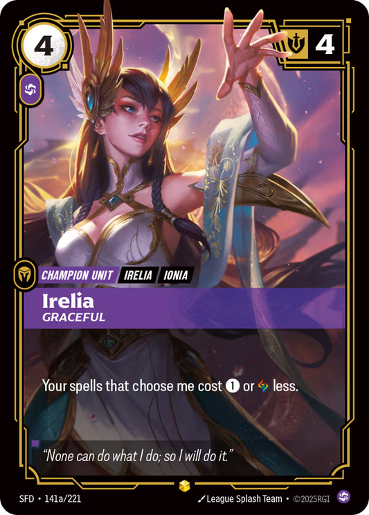 Irelia, Graceful [SFD-141a/221] [Spiritforged]