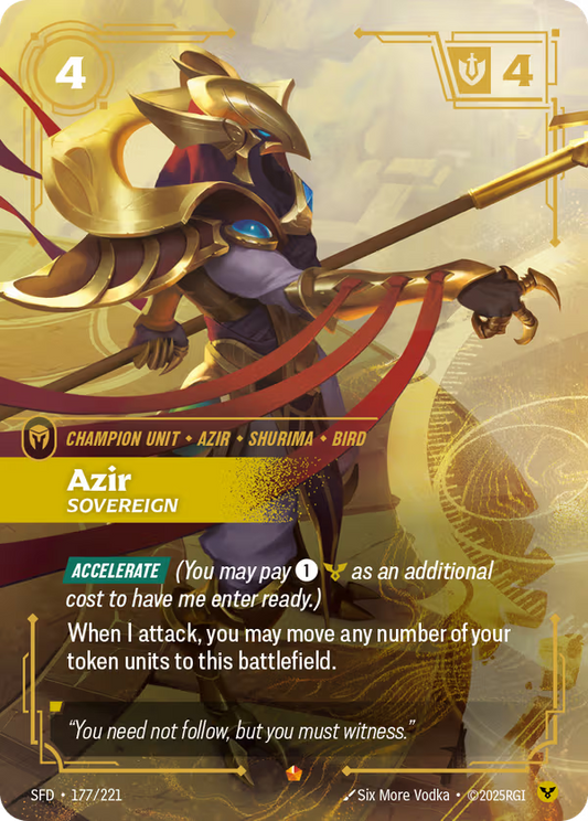 Azir, Sovereign [SFD-177/221] [Spiritforged]