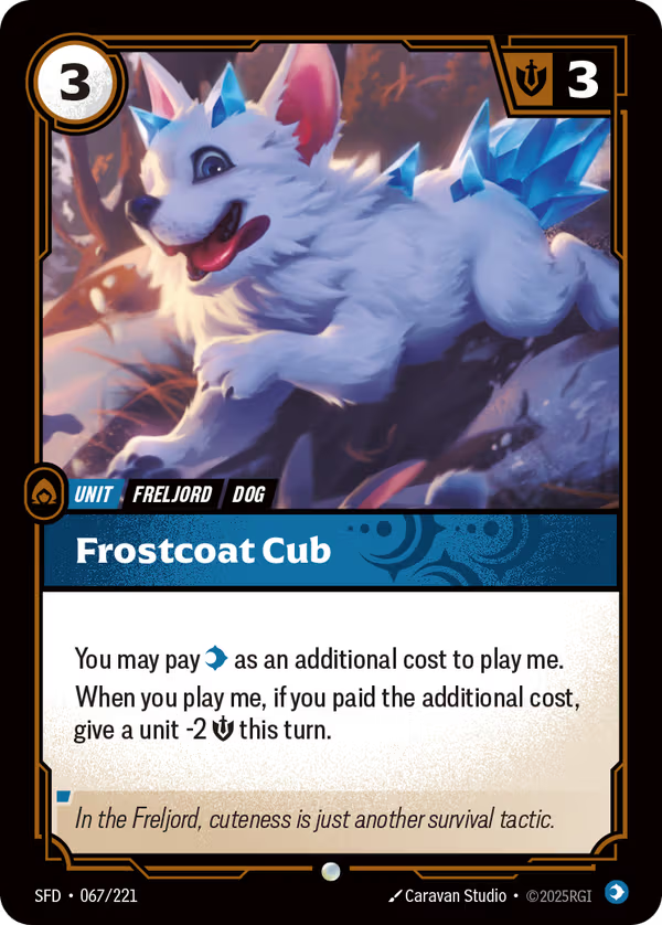 Frostcoat Cub [SFD-067/221] [Spiritforged]