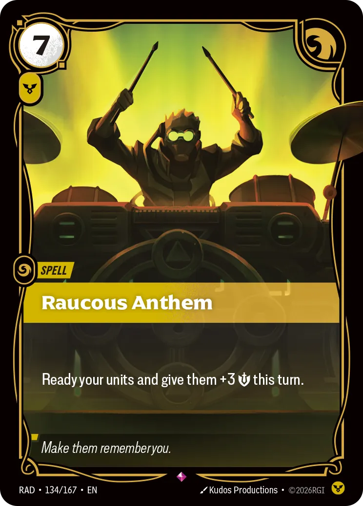 Raucous Anthem [RAD-134/167] [Radiance]