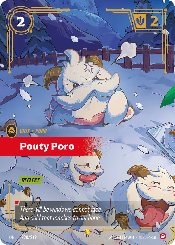 Pouty Poro [UNL-220/219] [Unleashed]