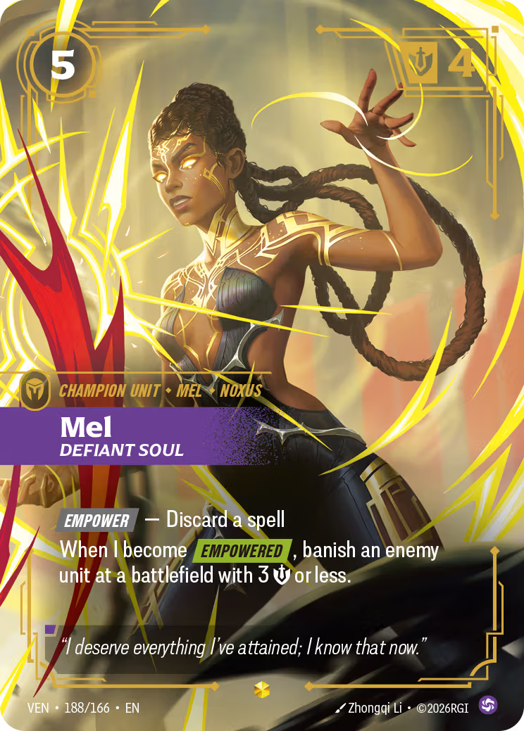 Mel, Defiant Soul [VEN-188/166] [Vendetta]