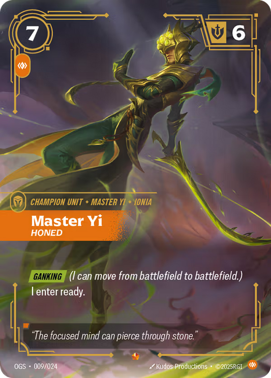 Master Yi, Honed [OGS-009/024] [Origins Proving Grounds]