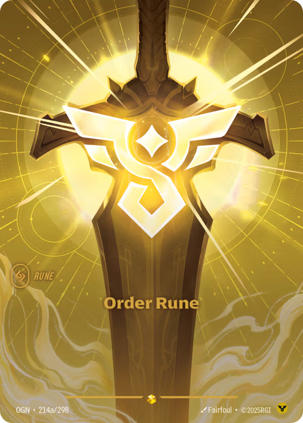 Order Rune [OGN-214a/298] [Origins]