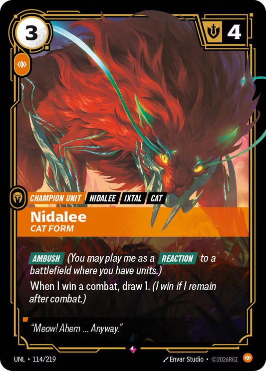 Nidalee, Cat Form [UNL-114/219] [Unleashed]