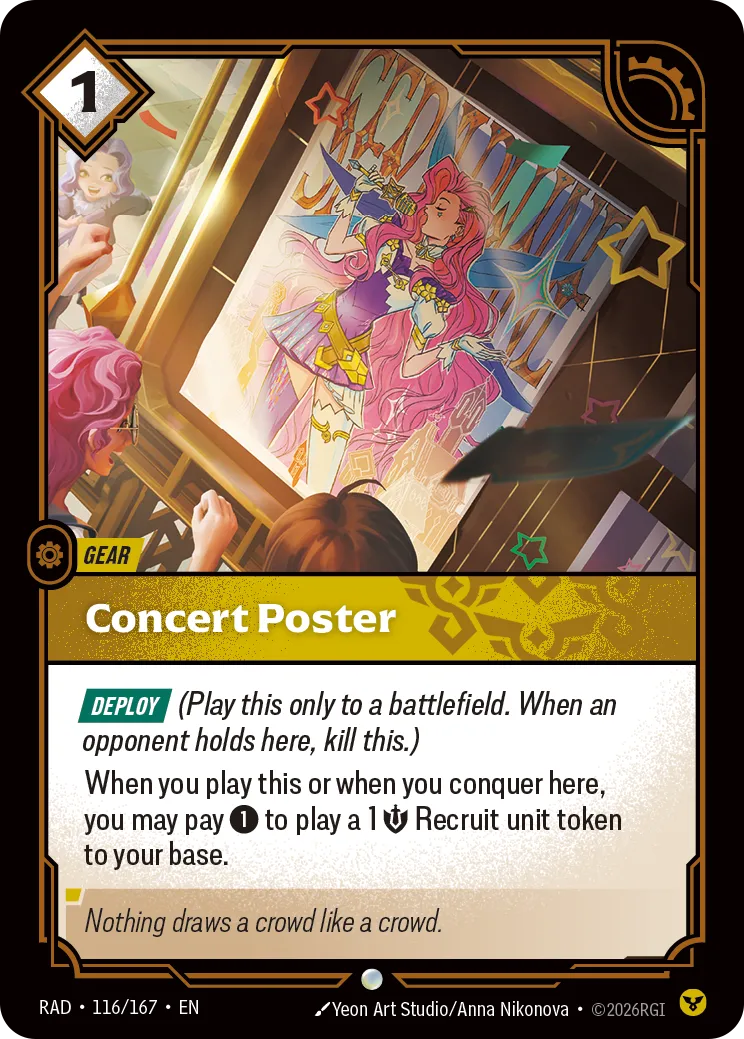 Concert Poster [RAD-116/167] [Radiance]