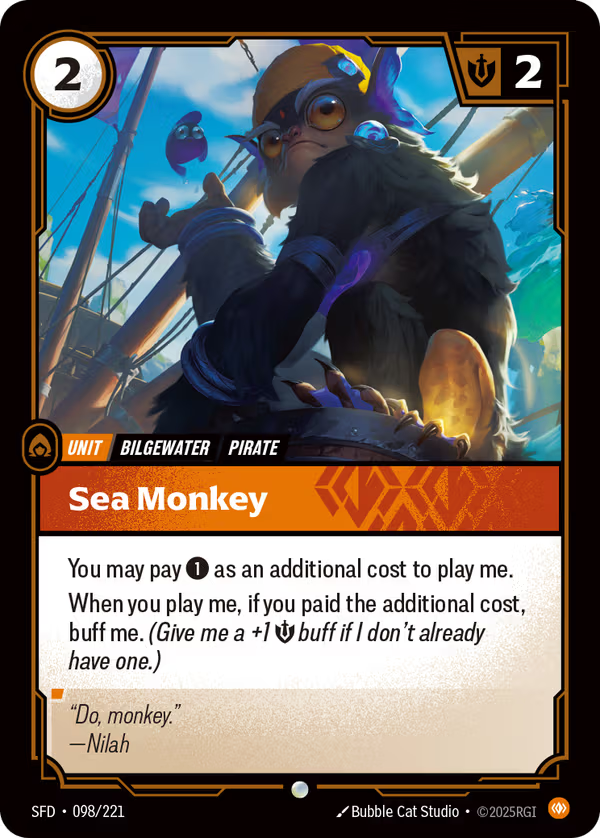 Sea Monkey [SFD-098/221] [Spiritforged]