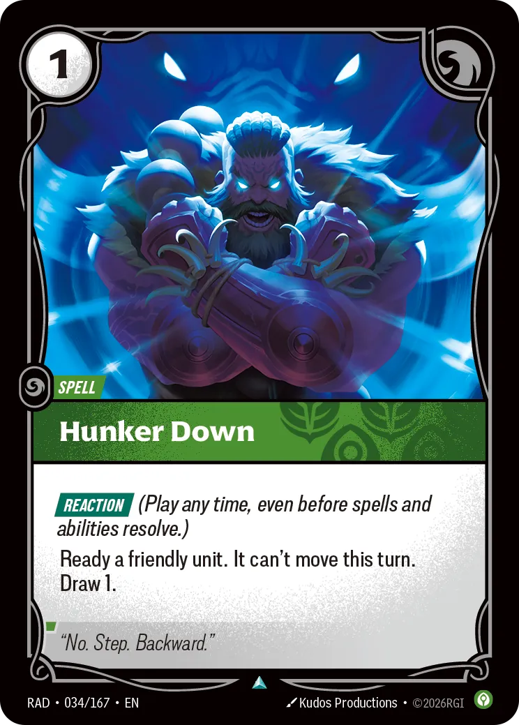 Hunker Down [RAD-034/167] [Radiance] [Foil]