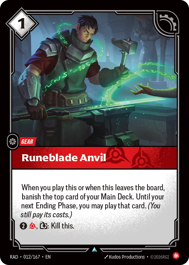 Runeblade Anvil [RAD-012/167] [Radiance]