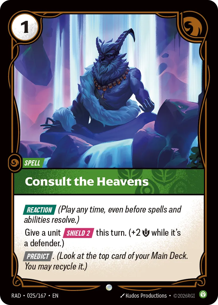 Consult the Heavens [RAD-025/167] [Radiance] [Foil]