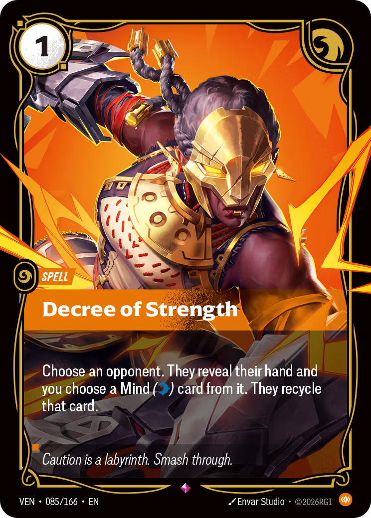 Decree of Strength [VEN-085/166] [Vendetta]