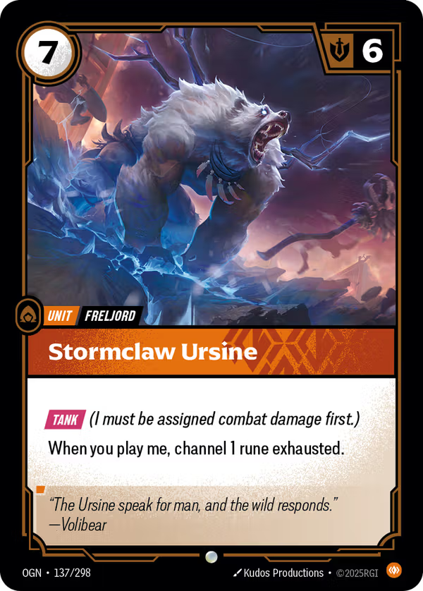 Stormclaw Ursine [OGN-137/298] [Origins]