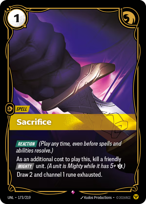 Sacrifice [UNL-173/219] [Unleashed]