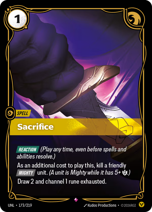 Sacrifice [UNL-173/219] [Unleashed]