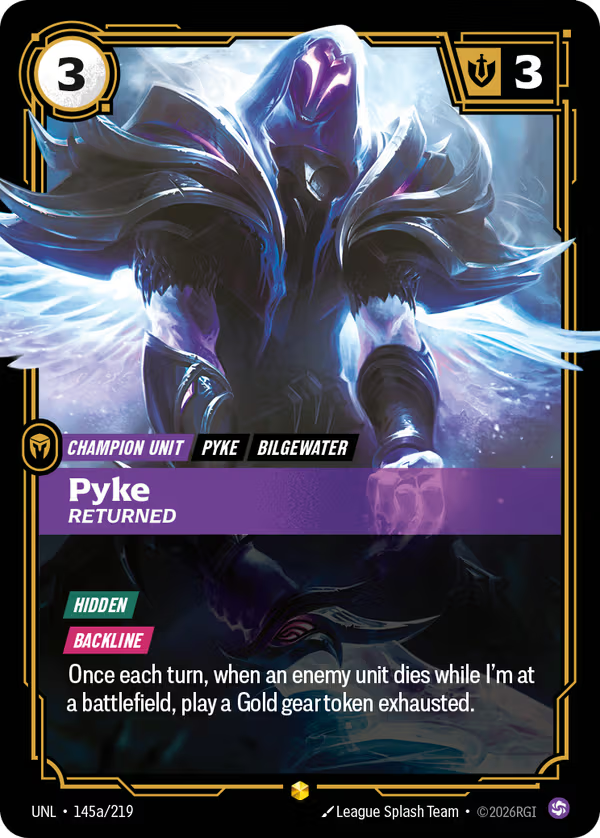 Pyke, Returned [UNL-145a/219] [Unleashed]