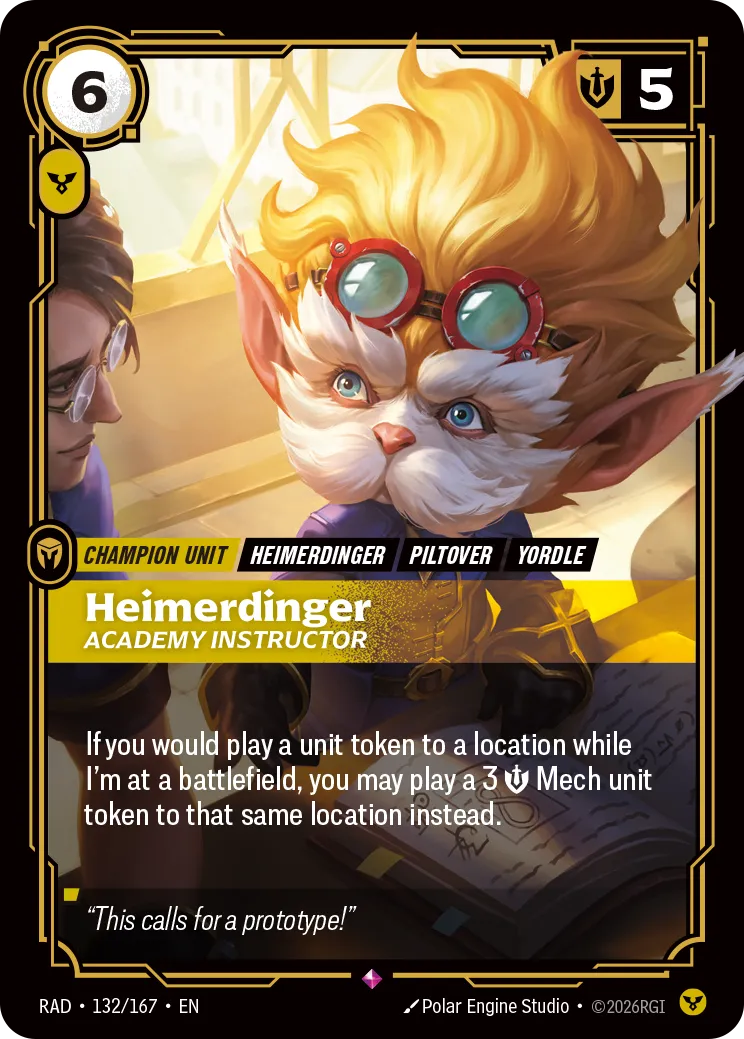 Heimerdinger, Academy Instructor [RAD-132/167] [Radiance]