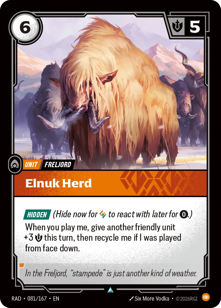 Elnuk Herd [RAD-081/167] [Radiance]