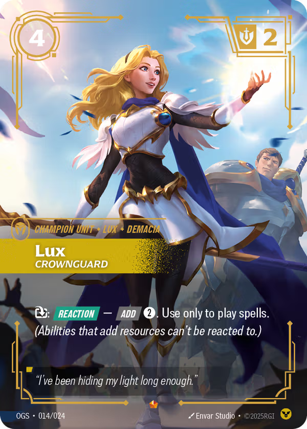 Lux, Crownguard [OGS-014/024] [Origins Proving Grounds]