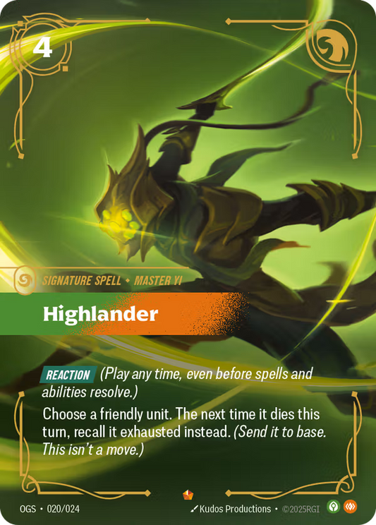 Highlander [OGS-020/024] [Origins Proving Grounds]
