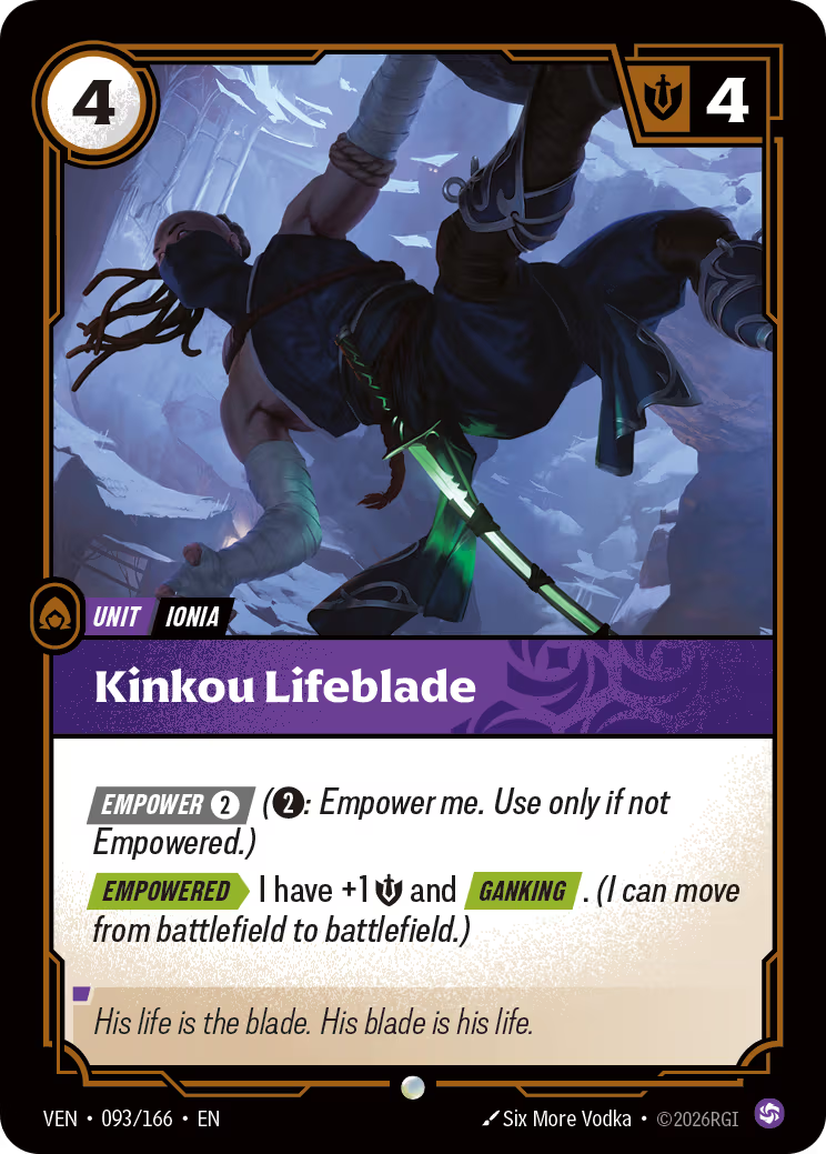 Kinkou Lifeblade [VEN-093/166] [Vendetta]