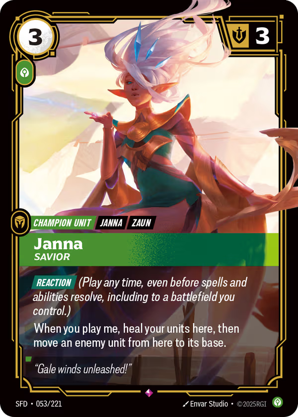 Janna, Savior [SFD-053/221] [Spiritforged]