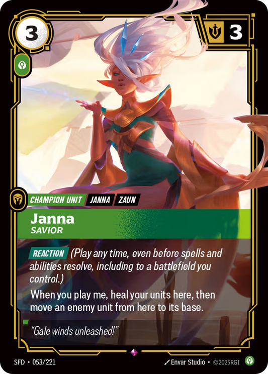 Janna, Savior [SFD-053/221] [Spiritforged]