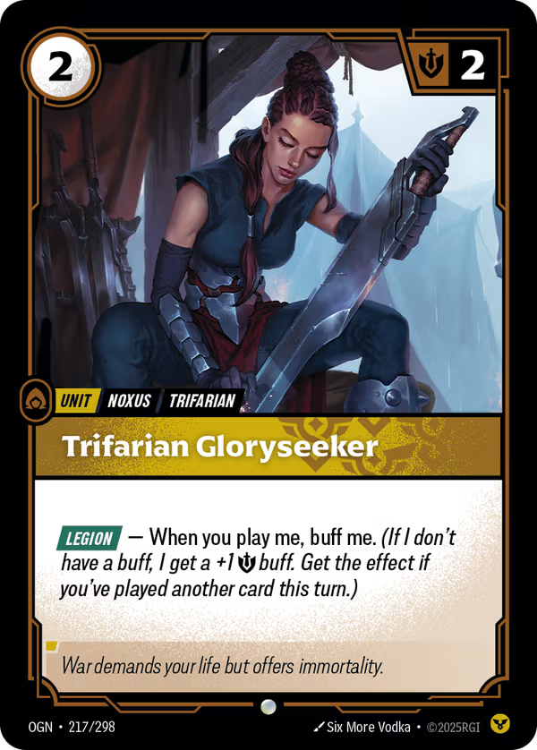 Trifarian Gloryseeker [OGN-217/298] [Origins]