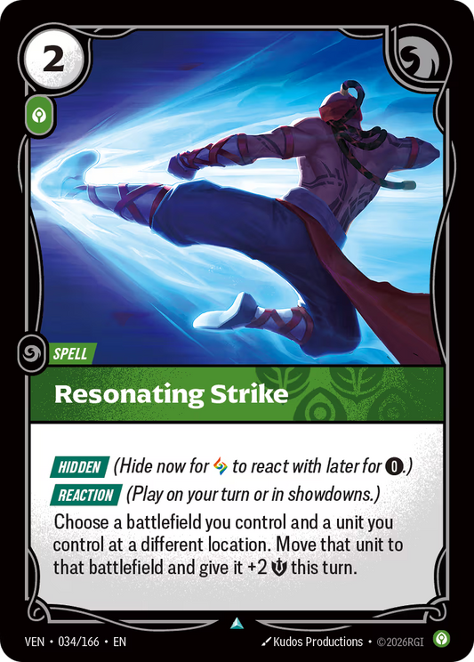 Resonating Strike [VEN-034/166] [Vendetta] [Foil]