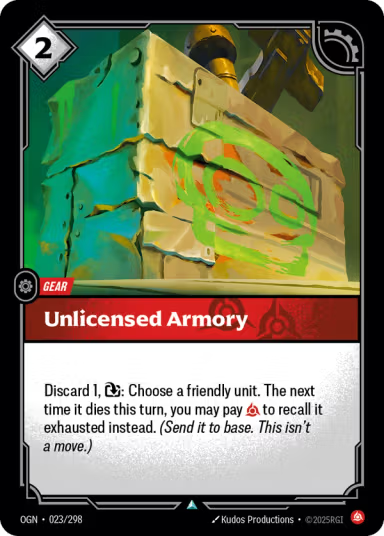 Unlicensed Armory [OGN-023/298] [Origins]