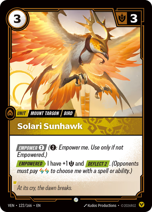 Solari Sunhawk [VEN-122/166] [Vendetta]