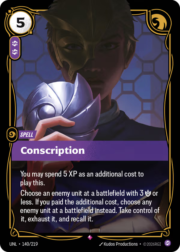Conscription [UNL-140/219] [Unleashed]
