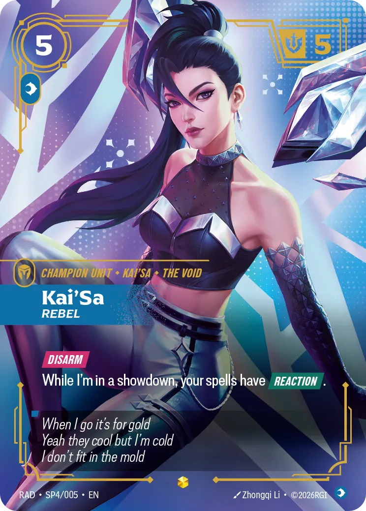 Kai'Sa, Rebel [RAD-SP4/005] [Radiance]