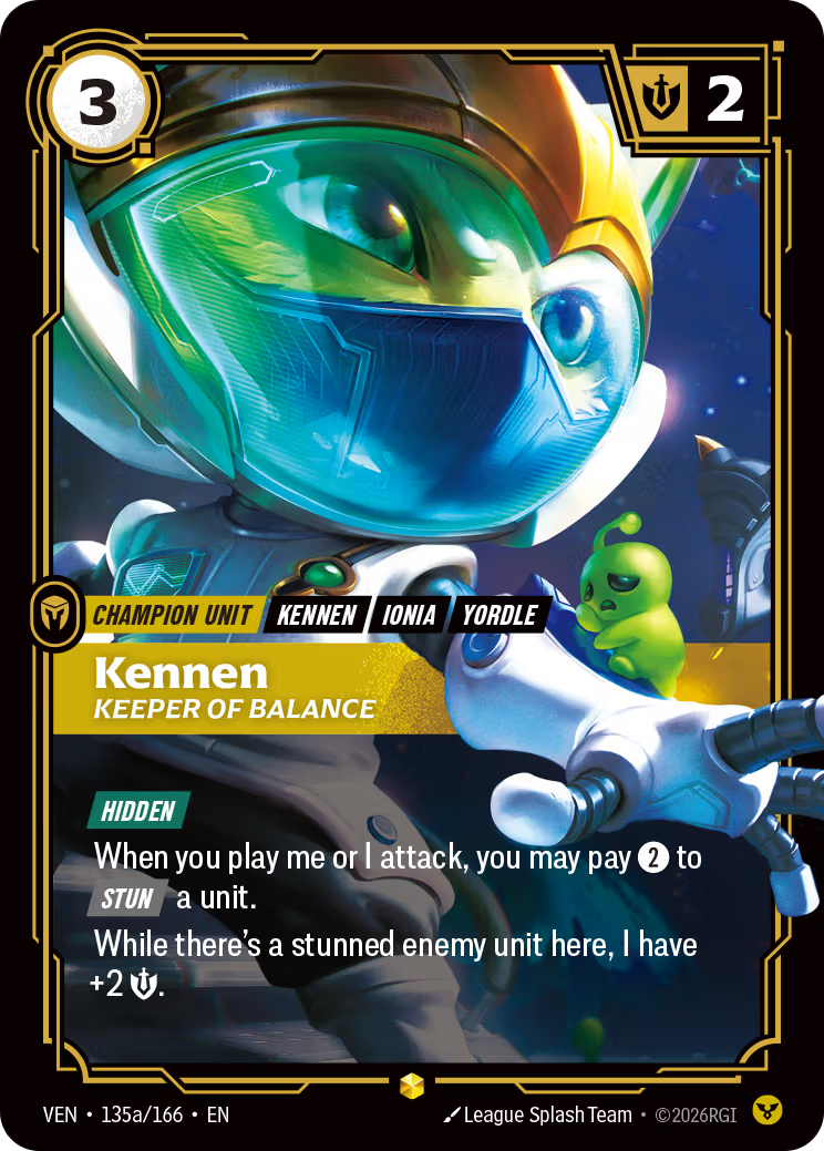Kennen, Keeper of Balance [VEN-135a/166] [Vendetta]