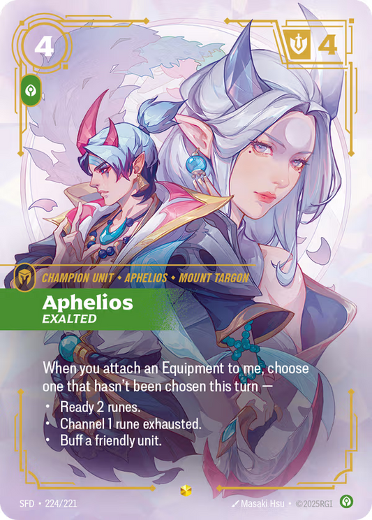 Aphelios, Exalted [SFD-224/221] [Spiritforged]