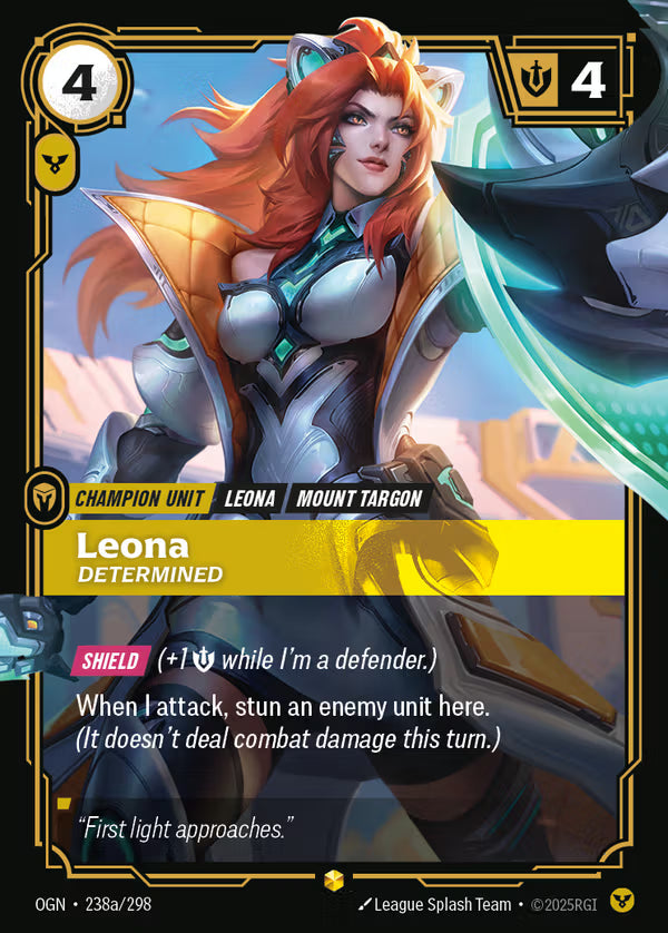 Leona, Determined [OGN-238a/298] [Origins