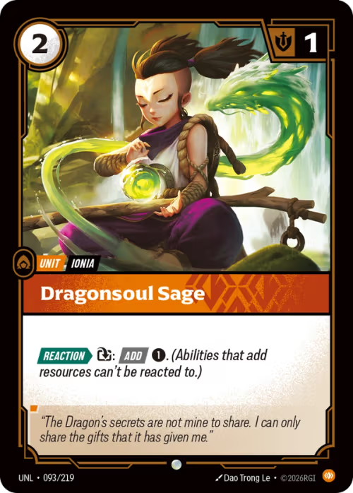 Dragonsoul Sage [UNL-093/219] [Unleashed]