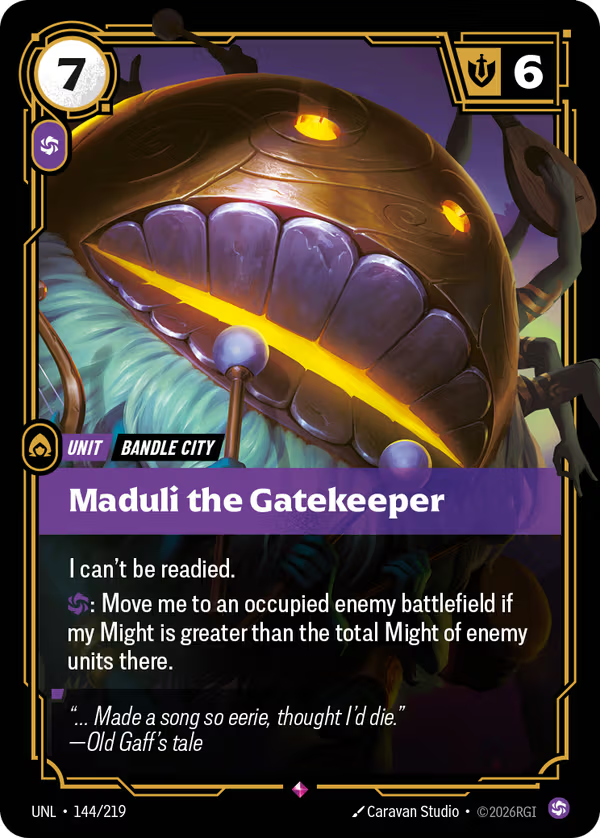 Maduli the Gatekeeper [UNL-144/219] [Unleashed]