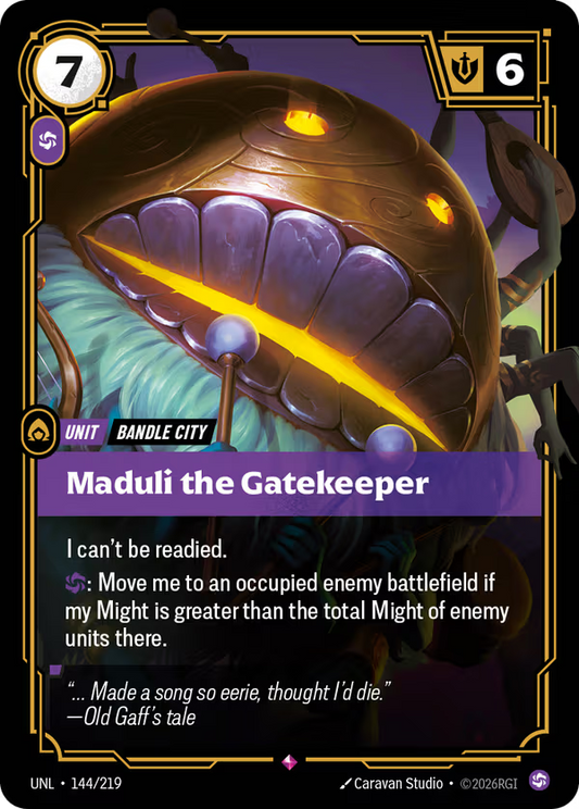 Maduli the Gatekeeper [UNL-144/219] [Unleashed]