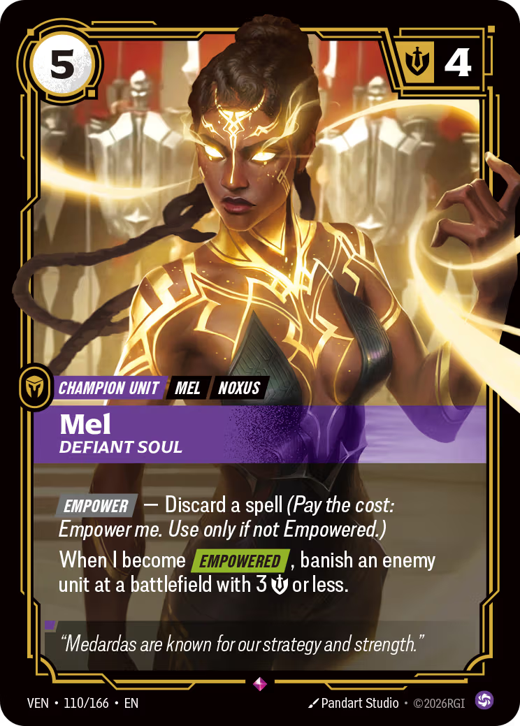 Mel, Defiant Soul [VEN-110/166] [Vendetta]