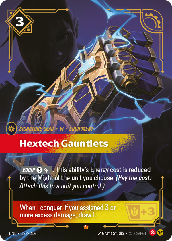 Hextech Gauntlets [UNL-188/219] [Unleashed]