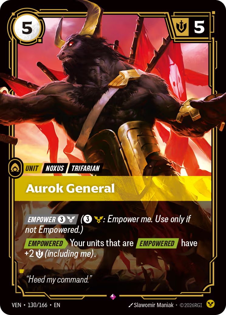 Aurok General [VEN-130/166] [Vendetta]
