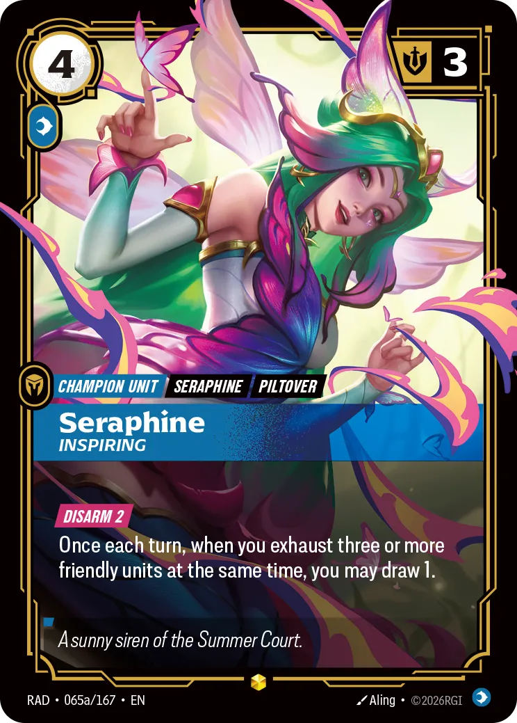 Seraphine, Inspiring [RAD-065a/167] [Radiance]