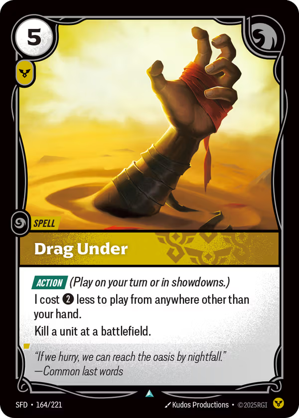 Drag Under [SFD-164/221] [Spiritforged]