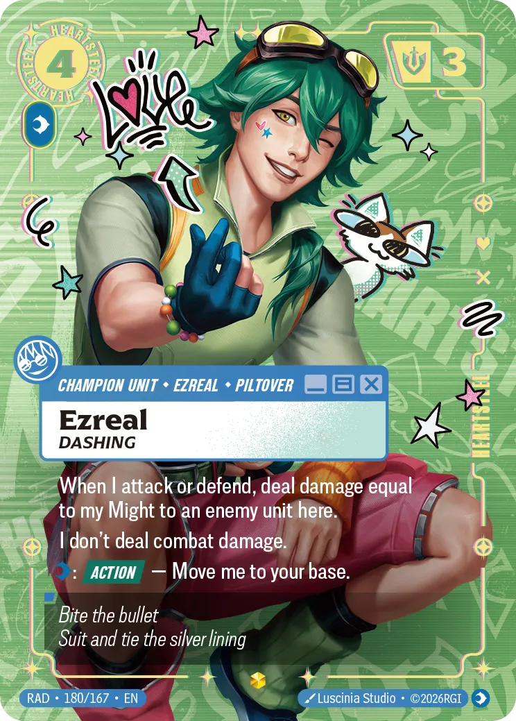 Ezreal, Dashing [RAD-180/167] [Radiance]