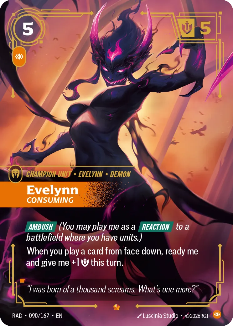 Evelynn, Consuming [RAD-090/167 [Radiance]
